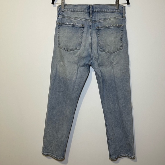 Gap women’s Light wash High waist Cheeky Straight leg Denim Jeans in 29 - Picture 9 of 13